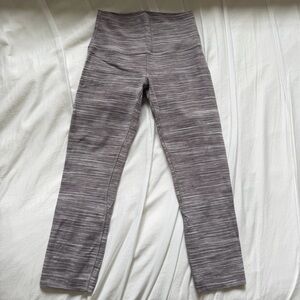 lululemon athletica stripe patterned capri Leggings